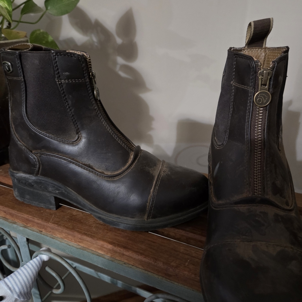 Ovation Brown Riding Ankle Boots